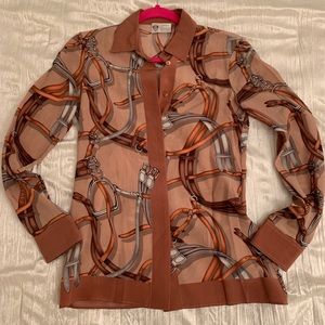 Gucci Silk Button Down Shirt